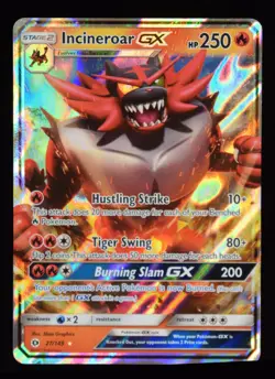 Incineroar GX - 27/149 - Sun & Moon - Pokemon Card - Image 1
