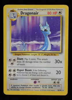 Dragonair Non-Holo - 18/102 - Base Set - Pokemon Card - Image 1