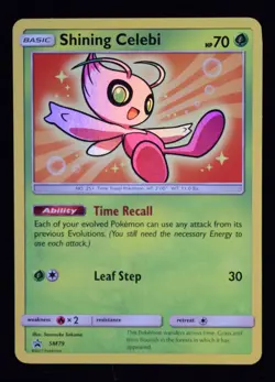 Shining Celebi Holo - SM79 - SM Black Star Promos - Pokemon Card - Image 1
