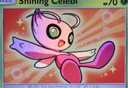Shining Celebi Holo - SM79 - SM Black Star Promos - Pokemon Card - Image 3