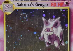 Sabrina's Gengar Holo - 14/132 - Gym Heroes - Pokemon Card - Image 3
