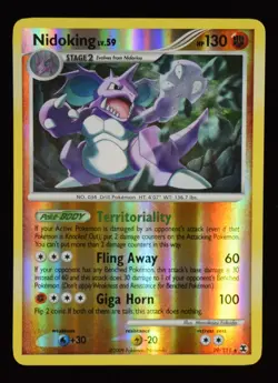 Nidoking Reverse Holo - 29/111 - Rising Rivals - Pokemon Card - Image 1