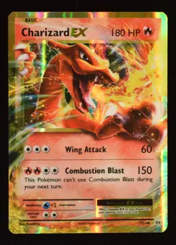 Charizard EX - 12/108 - Evolutions - Pokemon Card - Image 1