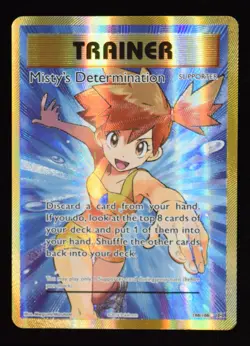Misty's Determination Full Art - 108/108 - Evolutions - Pokemon Card - Image 1