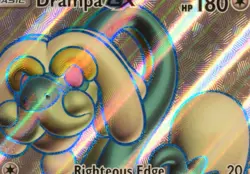 Drampa GX Full Art - 142/145 - Guardians Rising - Pokemon Card - Image 3