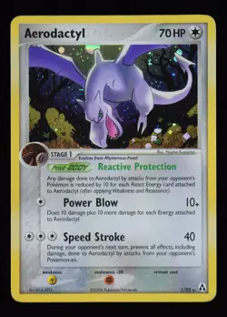 Aerodactyl Holo - 1/92 - Legend Maker - Pokemon Card - Image 1