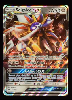 Solgaleo GX - 89/149 - Sun & Moon - Pokemon Card - Image 1