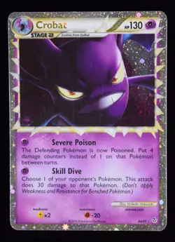 Crobat Holo - 84/95 - Unleashed - Pokemon Card - Image 1