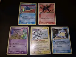 Pokemon - Lotto 5 Holo Stamped Set Ex - 2 Specie Delta - Vintage - Image 1