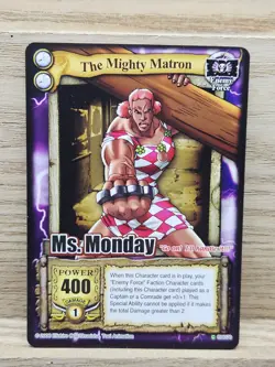 2006 One Piece Passage to the Grand Line CCG Ms. Monday Non Foil Card CH070 - Image 1