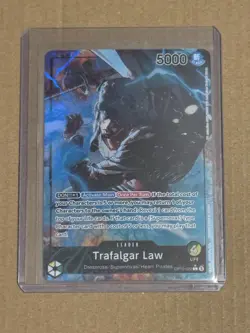 One Piece TCG Trafalgar Law Leader Parallel OP10-022 Alt Art Royal Blood - Image 1