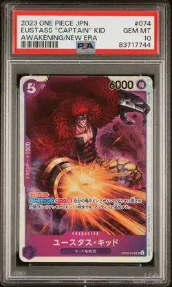 Japanese PSA 10 Eustass Kid OP05-074 SR Awakening of the New Era - ONE PIECE TCG - Image 1