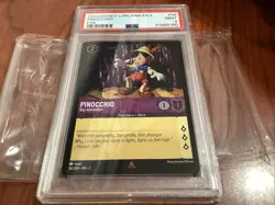 2023 Disney Lorcana Rise of the Floodborn PINOCCHIO Foil PSA 9 💥🤥💥 - Image 1