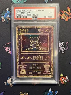 Pokemon TCG Ancient Mew 2000 Movie Promo Card PSA 9 Mint Condition - Image 1