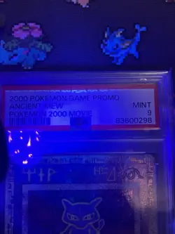 Pokemon TCG Ancient Mew 2000 Movie Promo Card PSA 9 Mint Condition - Image 3