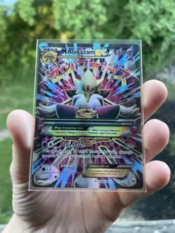 Pokemon Mega M Alakazam EX Full Art Ultra Rare Holo Card 118/124 Fates Collide - Image 4