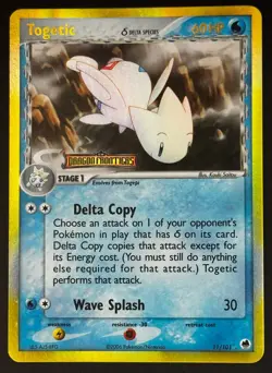 Pokemon TCG: Togetic - Delta Species Dragon Frontiers 11/101 Reverse Holo [LP] - Image 1