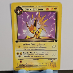 Pokemon TCG WotC Team Rocket Dark Jolteon 38/82 Regular Unc 50HP Unlimited - Image 1