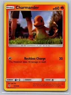 Charmander (Holo Common) Detective Pikachu #4/18 Pokemon Card - Image 1