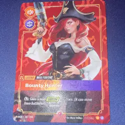 Riot Games Riftbound LoL TCG Miss Fortune Plated Legend Prize Wall card - Image 1