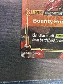 Riot Games Riftbound LoL TCG Miss Fortune Plated Legend Prize Wall card - Image 4