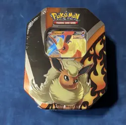 Pokemon Trading Card Game: Flareon Eevee Evolutions Tin - Booster Pack 820650809057 - Image 1