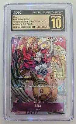 CGC Pristine 10 Uta (CS 2023 Event Pack) P-031 One Piece Championship Promo Card - Image 1