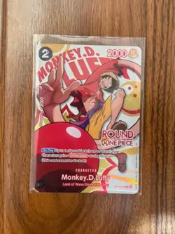 Monkey D. Luffy - One Piece x Round 1 Promo Card - OP16-095 - ENGLISH - NM/MT - Image 1