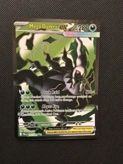 Mega Darkrai ex Full Art 101/084 Pitch Black PBL Ultra Rare Pokemon Card NM - Image 1