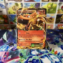 Pokemon TCG Charizard EX Flashfire Rare Holo Card 11/106 MP - Image 1