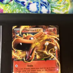 Pokemon TCG Charizard EX Flashfire Rare Holo Card 11/106 MP - Image 5