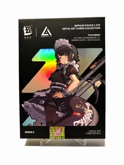 Zenless Zone Zero Trigger GOLD Metal Card ZZZ Anime Impulse Exclusive Series 2 - Image 3