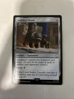 Swiftfoot Boots Universes Beyond: Fallout MTG Regular Near Mint - Image 1