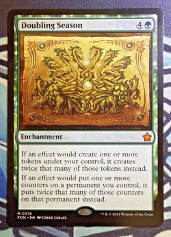 Doubling Season #0216 - Mythic - Magic The Gathering - Foundations - Near Mint - Image 1