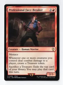 Professional Face-Breaker Normal R Final Fantasy MTG Magic the Gathering Card NM - Image 1