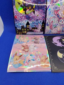 Pokemon Card Sleeves Singles Lot of 6 Eeveelutions Umbreon Mosaic Comiket Doujin - Image 2