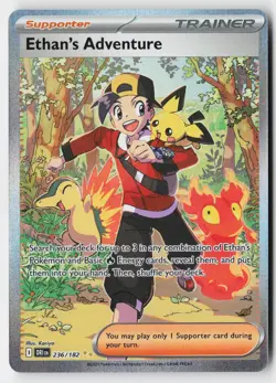 Pokemon Ethan's Adventure 236/182 Destined Rivals Holo NM - Image 1