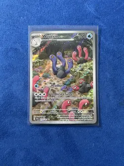 Wugtrio 224/091 Illustration Rare Paldean Fates Pokemon Holo Near Mint TCG - Image 1