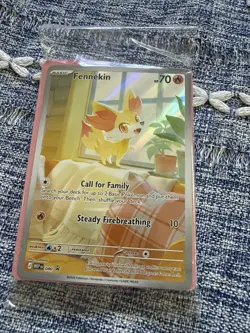 Fennekin Full Art Promo Chaos Rising ETB Promo 080 - SEALED & MINT FRONT Pokemon - Image 1