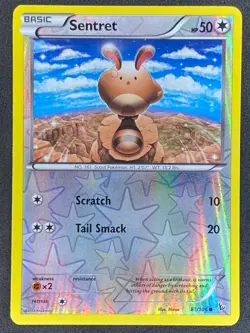 Pokemon Sentret Reverse Holo 81/106 FLF Flashfire NM - Image 1