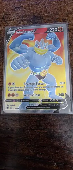 Machamp V 171/189 Ultra Rare Astral Radiance Pokemon Holo Near Mint - Image 1
