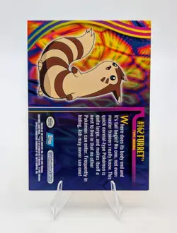 Topps Pokemon Johto Series Blue Logo: Furret #162 - NM - Image 2