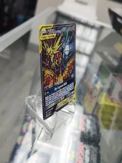 Moltres Zapdos Articuno GX SM210 Stained Glass Promo Tag Team Pokemon TCG - Image 3