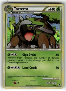 Torterra (Cracked Ice Holo) 10/95 League & Championship Cards Pokemon NM- - Image 1