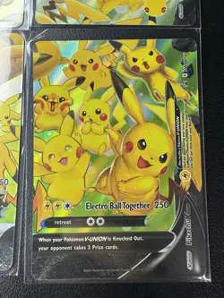 Pokemon Celebrations Pikachu V-UNION Promo Set SWSH139 SWSH140 SWSH141 SWSH142 - Image 5