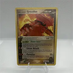 Team Magma's Groudon 9/95 Team Magma vs Team Aqua Rare English 2004 100HP - Image 1