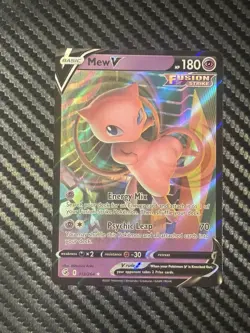 Pokemon Mew V Fusion Strike 113/264 Holo - Image 1