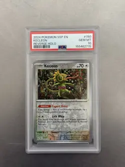 Pokemon Kecleon, PSA 10, 150/191, Sv08 Surging Sparks, Reverse Holo - Image 3