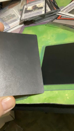 Star Wars CCG Reflections Light/Dark Side Foil Blank Black Front Error Cards x2 - Image 2