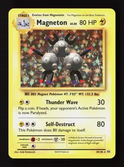 Magneton 38/108 Holo Rare Evolutions Pokemon Holo Near Mint - Image 1